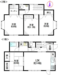 物件の間取り
