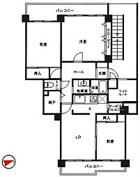 グリーンハイツ清水が丘1号棟　6階部分　リフォーム済
