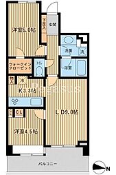 グランカーサ両国壱番館 3階3LDKの間取り