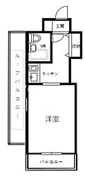 ウィンベル亀戸No.1 ワンルームの間取図画像