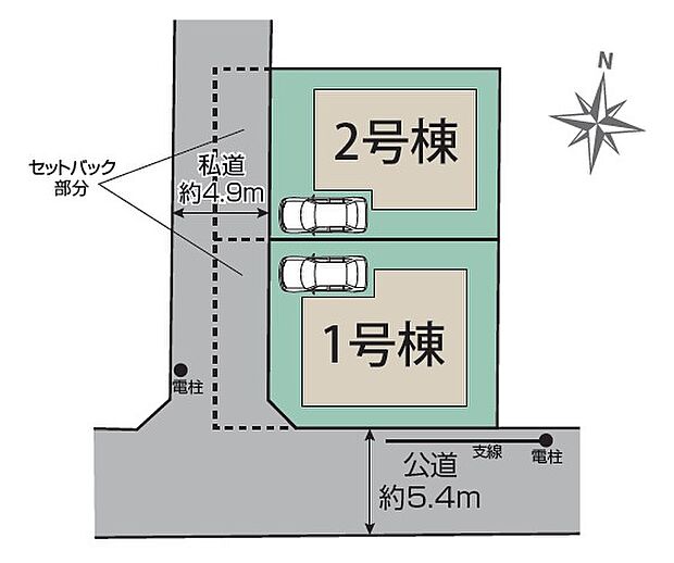 閑静な住宅街の立地で静かな暮らしを望めます。