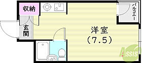 園田大松ハイツ  ｜ 兵庫県尼崎市東園田町6丁目118-3（賃貸マンション1R・2階・18.35㎡） その2