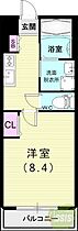 ベルフラワー  ｜ 兵庫県尼崎市武庫之荘本町3丁目26（賃貸アパート1K・2階・29.75㎡） その2