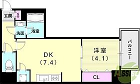 フォーリアライズ昭和南通II  ｜ 兵庫県尼崎市昭和南通5丁目92-6（賃貸マンション1DK・4階・29.99㎡） その2