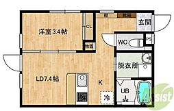 Glicina東園田lindo(グリシーナ東園田リンド) 3階/-