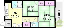 ヴィラ東伊丹 2階/-