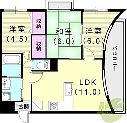 エスト夙川 2階/-