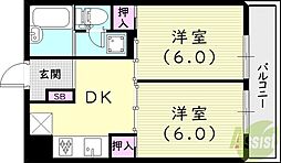 ハイコート甲子園 4階/-