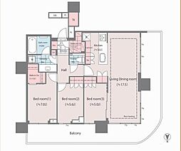 間取図画像 3LDK