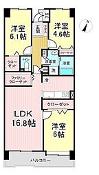 間取図画像 3LDK