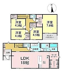 山田自由ケ丘1期 1号棟