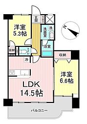 ライオンズマンション長町一丁目 2LDKの間取図画像
