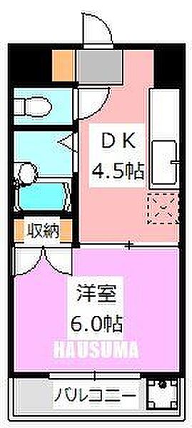 カーサ栄 207｜東京都北区滝野川１丁目(賃貸マンション1DK・2階・23.00㎡)の写真 その2