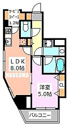 カーサフェリーチェ 1SLDKの間取図画像