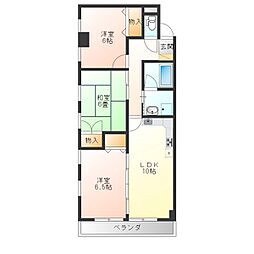 ケルムスコットコート 3LDKの間取図画像