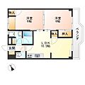 レジデンスツツミ2階5.2万円