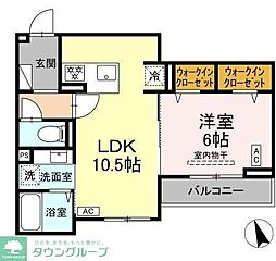 間取図画像 1LDK