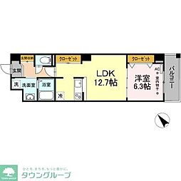 間取図画像 1LDK