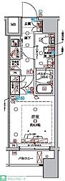 ラクラス横浜 1Kの間取図画像