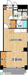 ピコ中山 1LDKの間取図画像
