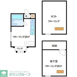 プラザUSA菊名 1SKの間取図画像