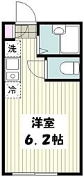 Infina菊名 ワンルームの間取図画像