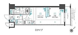 フェニックス新横濱クアトロ 1DKの間取図画像
