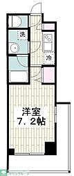 ガーラ・プレシャス横浜西谷 1Kの間取図画像