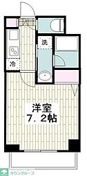ガーラ・プレシャス横浜西谷 1Kの間取図画像