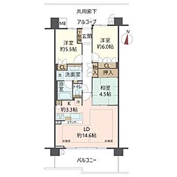 間取図画像 3LDK