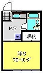 間取図画像 1K