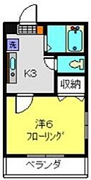間取図画像 1K