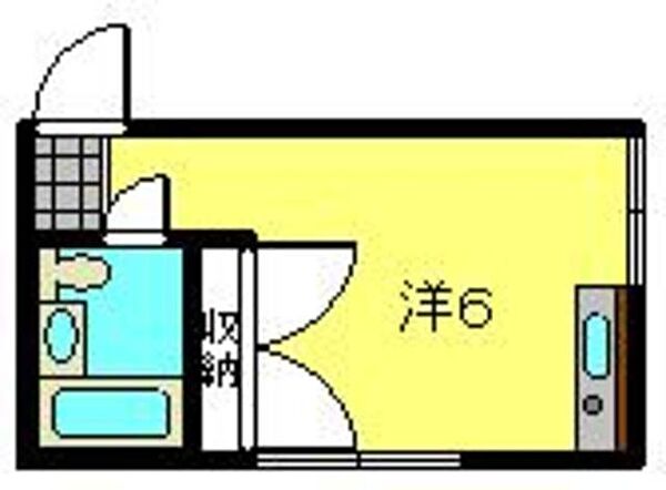 さくら荘2 201｜神奈川県横浜市西区南浅間町(賃貸アパート1R・2階・15.00㎡)の写真 その2