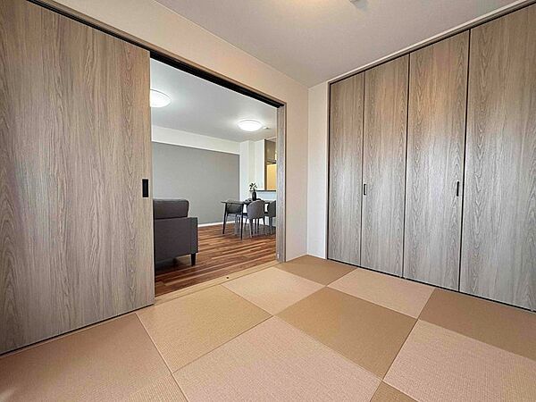 和室約4.8帖 琉球畳を採用