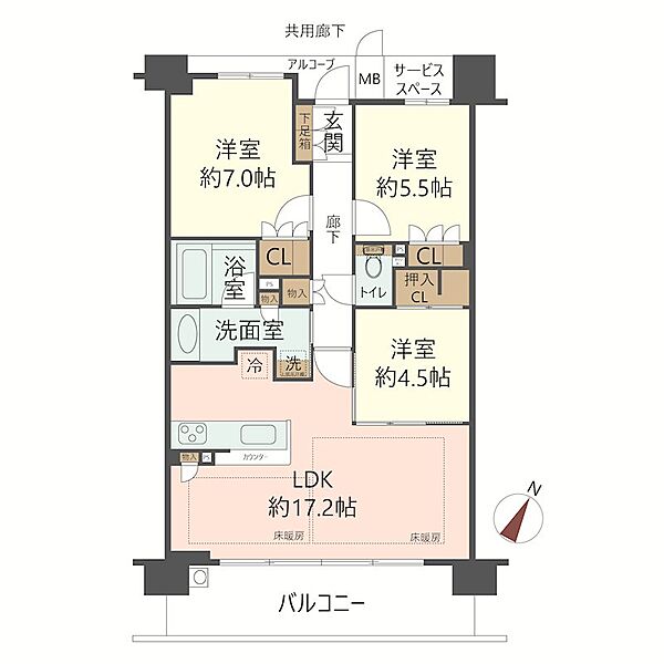 間取りを拡大表示