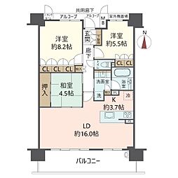 間取図画像 3LDK