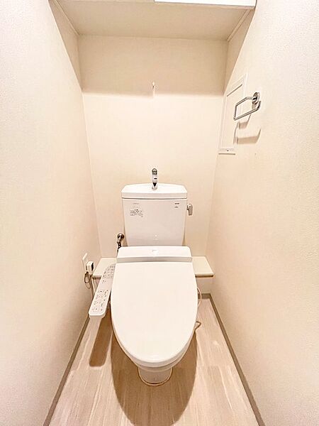 清潔感のあるトイレ空間♪