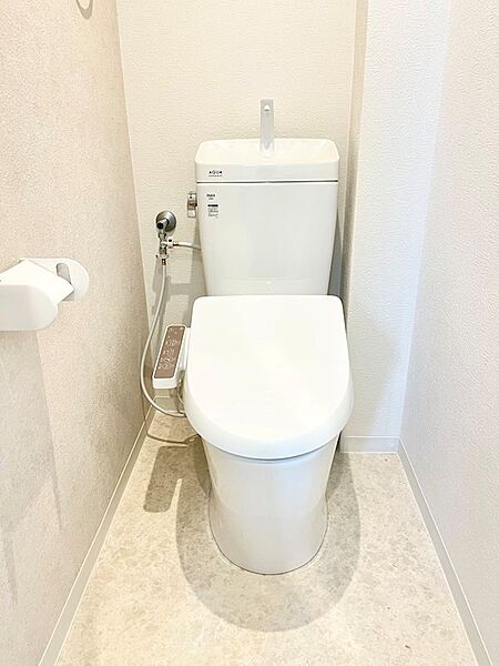 清潔感のあるトイレ空間♪