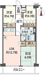 間取図画像 3LDK