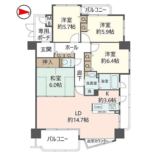間取り：328000640777