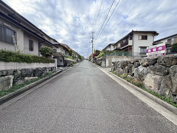 現地前面道路