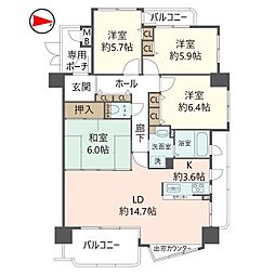間取図画像 4LDK