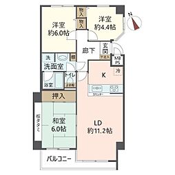 間取図画像 3LDK