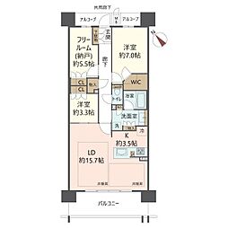 間取図画像 2SLDK