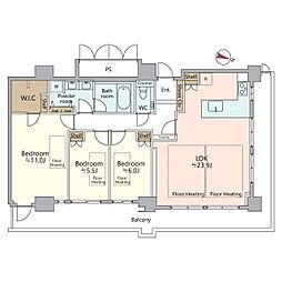 間取図画像 3LDK