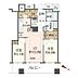間取り：64.08m2の2LDK＋WIC物件！各洋室に窓があり、採光・眺望良好です！お気軽にお問い合わせください！