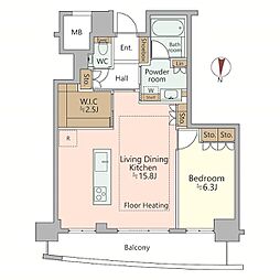 間取図画像 1LDK