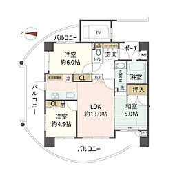 間取図画像 3LDK