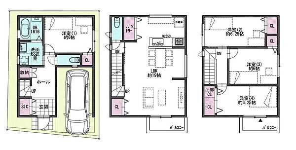【建物プラン図】間取り変更可能です！