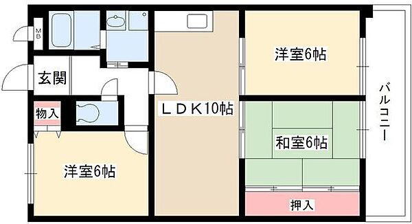 同じ建物の物件間取り写真 - ID:223031606713